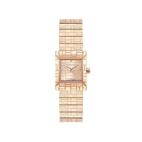 VERSACE VE9B00224 Watch - Mosaic Pink Gold Watch with 2 Year Warranty, Elegant Design, Water Resistant, Luxurious Style