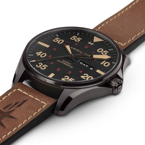 Hamilton H64705531 Watch - Khaki Aviation Pilot Day Date Auto (Image 2)