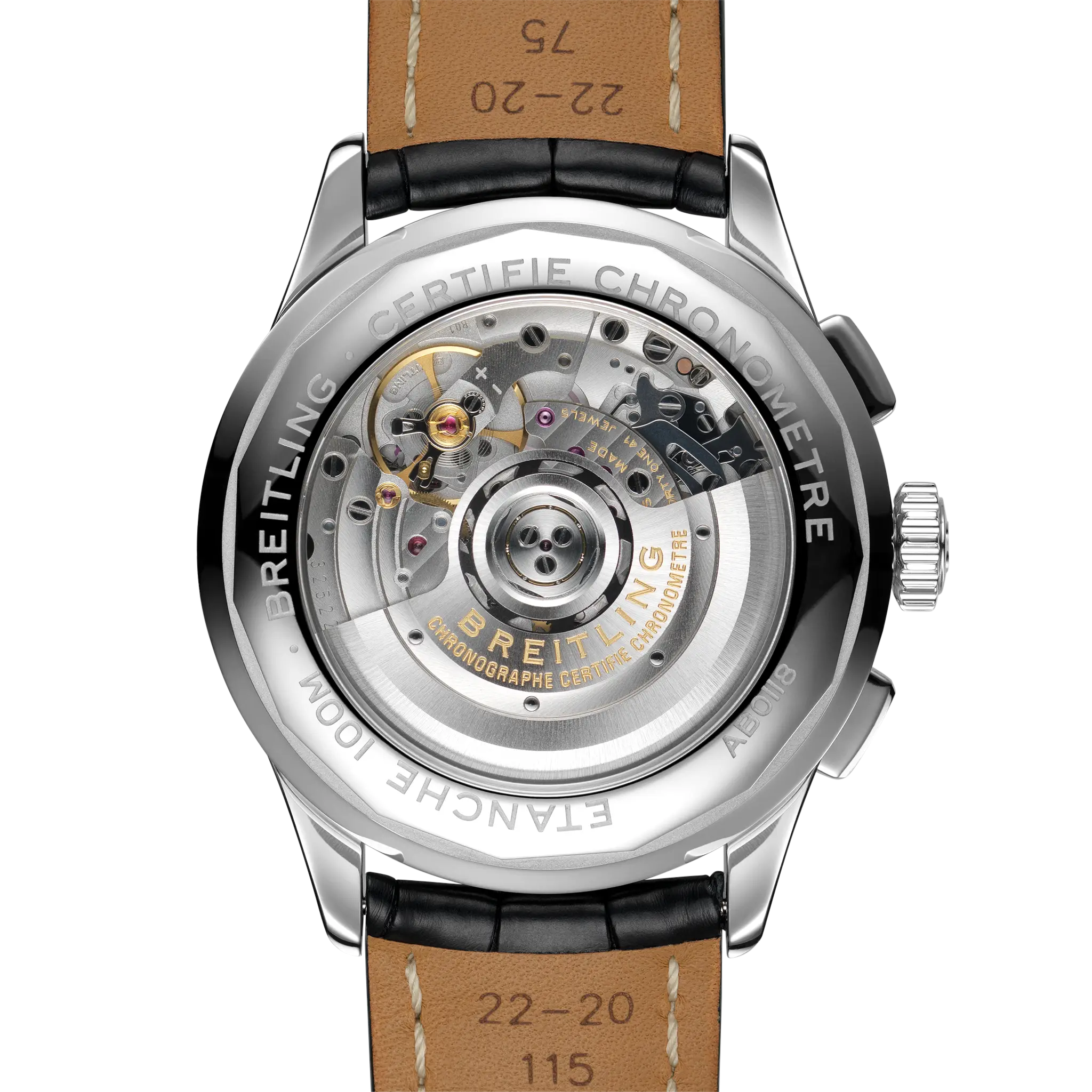 Breitling AB0118221G1P1 Watch - B01 Watch Japan Official (Image 4)