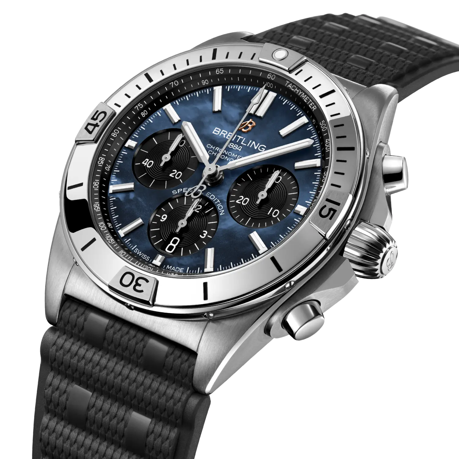 Breitling AB0134101B3S1 Watch - B01 42 Watch Japan Official (Image 2)