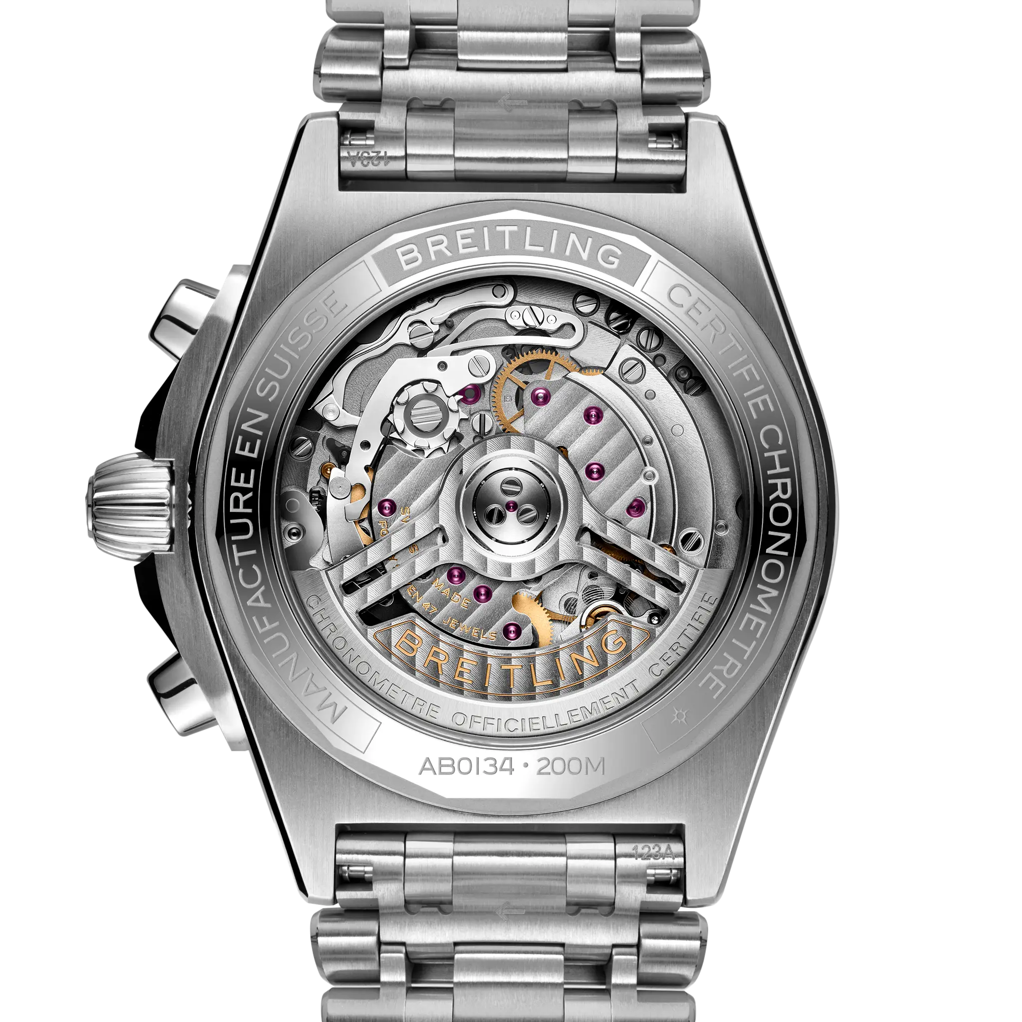 Breitling AB0134101L2A1 Watch - B01 42 Watch Japan Official (Image 4)