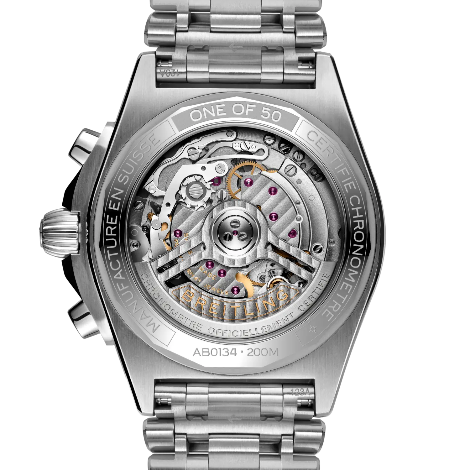Breitling AB0134A21G2A1 Watch - B01 42 Watch Japan Official (Image 4)