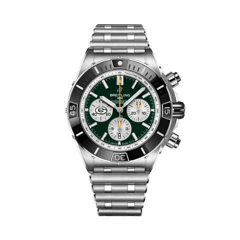 Breitling AB01361C1L1A1 Watch - Super Chronomat B01 44 Green Bay Packers Edition