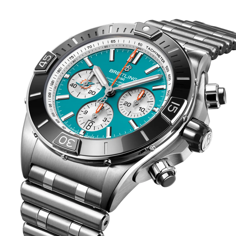 Breitling AB01361C1L2A1 Watch - Super Chronomat B01 Chronograph 44 NFL Miami Dolphins (Image 2)