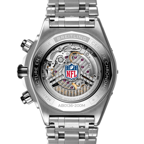 Breitling AB01361C1L5A1 Watch - Super Chronomat B01 Chronograph 44 NFL Philadelphia Eagles (Image 4)