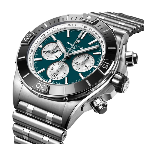 Breitling AB01361C1L5A1 Watch - Super Chronomat B01 Chronograph 44 NFL Philadelphia Eagles (Image 2)