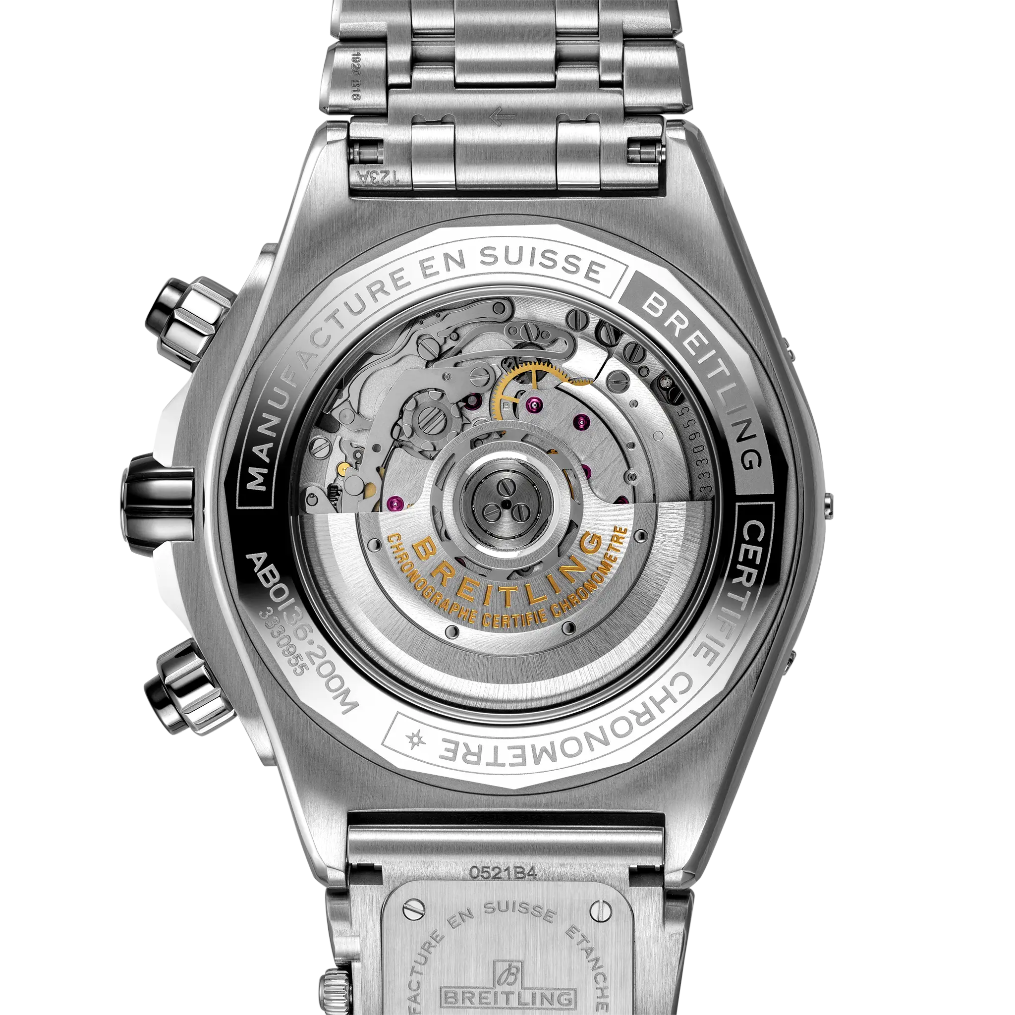 Breitling AB0136251B1A2 Watch - B01 44 Watch Japan Official (Image 4)