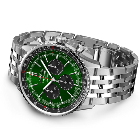BREITLING AB0137241L1A1 Watch - Chronograph Automatic Stainless Steel 43mm Water Resistant Luxury Watch (Image 3)