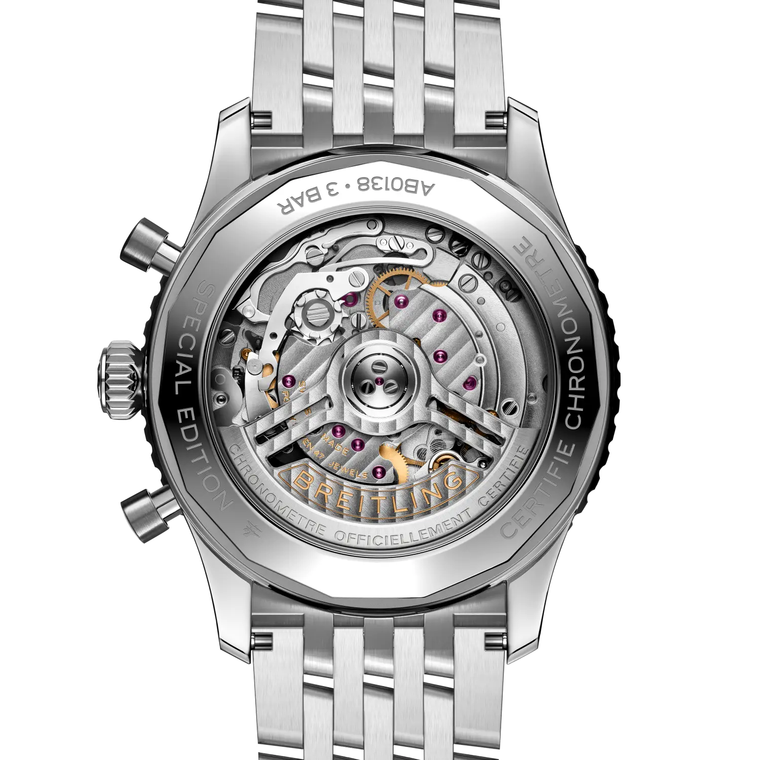 Breitling AB01381G1B1A1 Watch - B01 Watch Japan Official (Image 4)