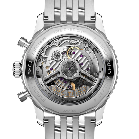 AB0138241C1A1 Premium Chronograph Waterproof Sapphire Crystal Leather Strap