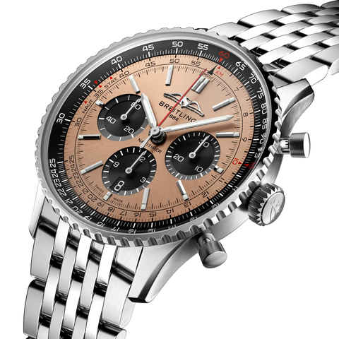 Breitling AB0138241K1A1 Watch - Chronograph Automatic Swiss Movement 43mm Stainless Steel Sapphire Crystal (Image 2)