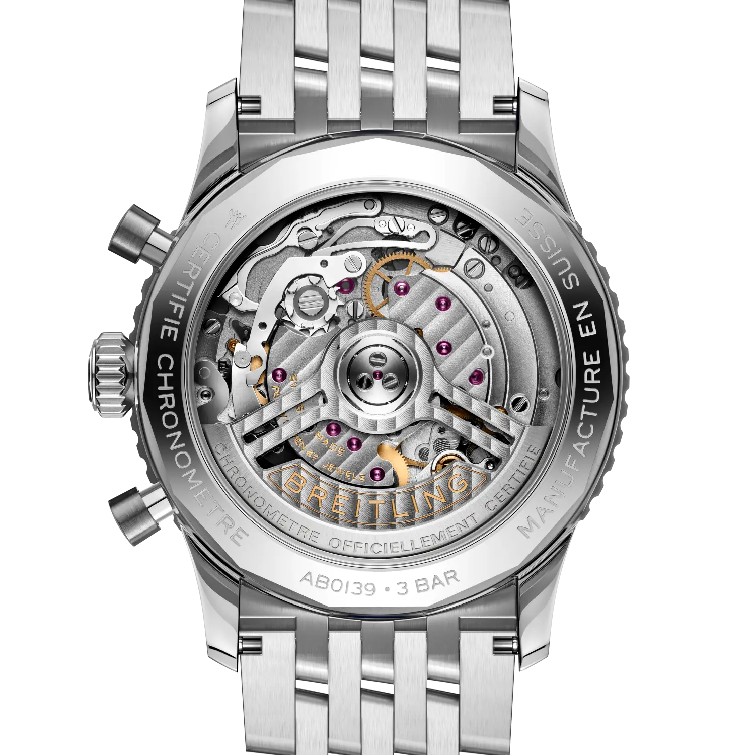 Breitling AB0139211C2A1 Watch - B01 Watch Japan Official (Image 4)