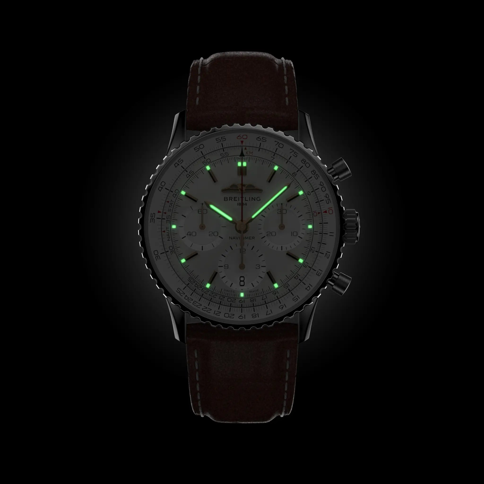 Breitling AB0139211G1P1 Watch - B01 Watch Japan Official (Image 6)