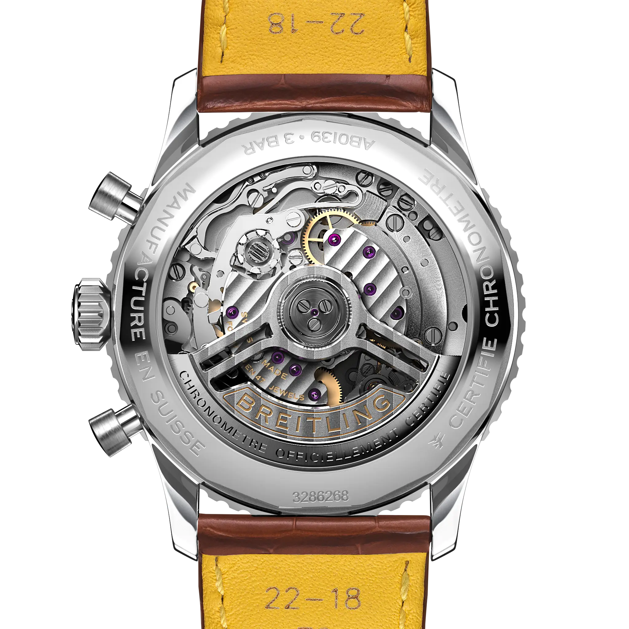 Breitling AB0139211L1P1 Watch - B01 Watch Japan Official (Image 4)