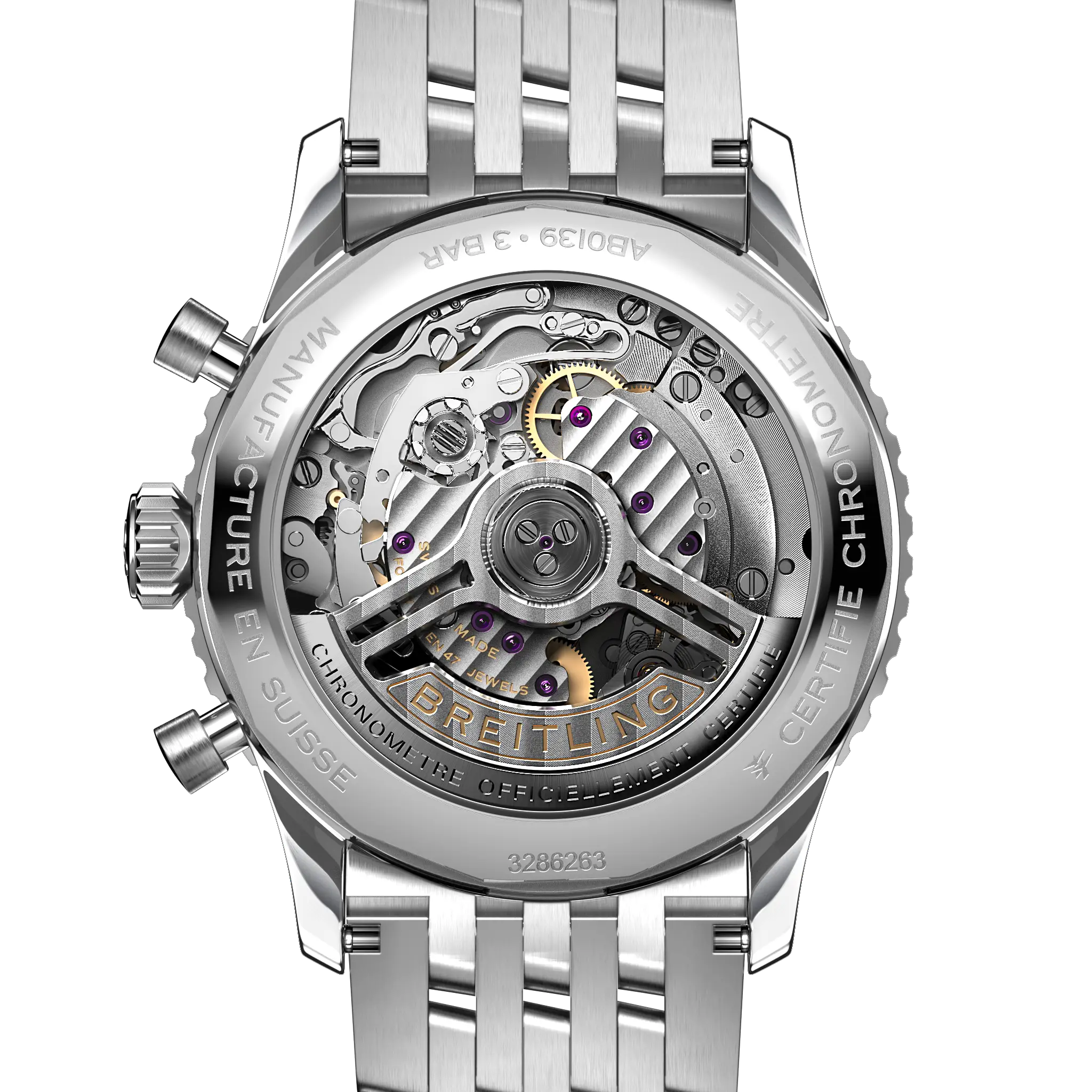 IPPO JAPAN WATCH AB0139241C1A1 Watch - Luxury Chronograph Stainless Steel Water Resistant Sapphire Crystal (Image 4)