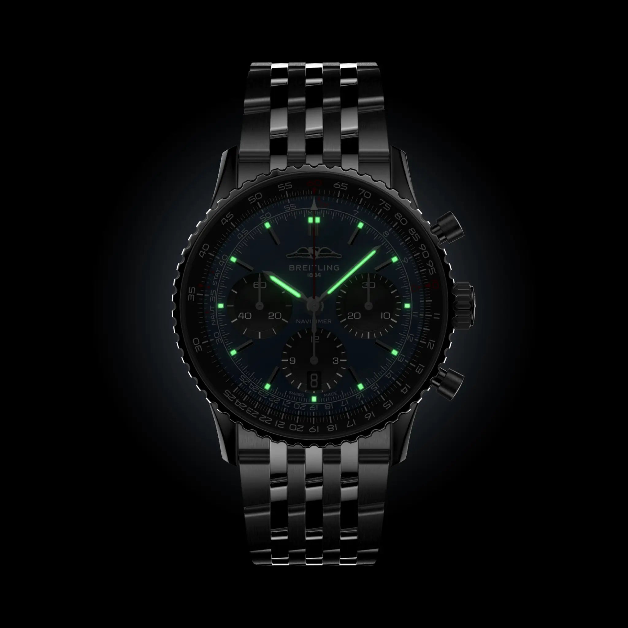 IPPO JAPAN WATCH AB0139241C1A1 Watch - Luxury Chronograph Stainless Steel Water Resistant Sapphire Crystal (Image 5)