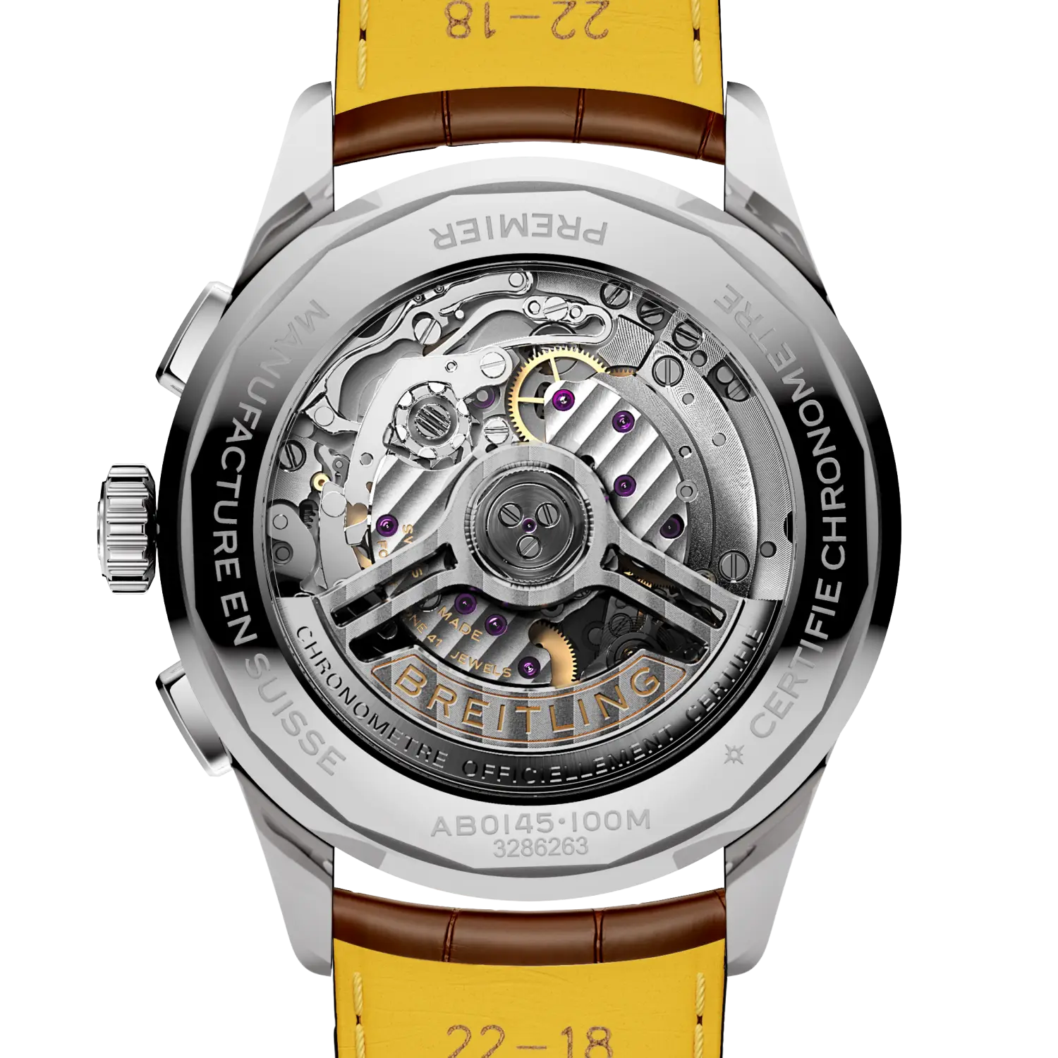 Breitling AB0145211G1P2 Watch - B01 Watch Japan Official (Image 4)