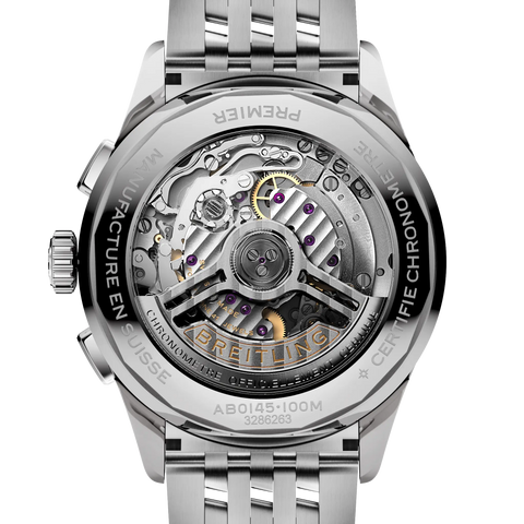 Breitling AB0145371L1A1 Watch - Chronograph Automatic Swiss Movement Sapphire Crystal Water Resistant (Image 4)