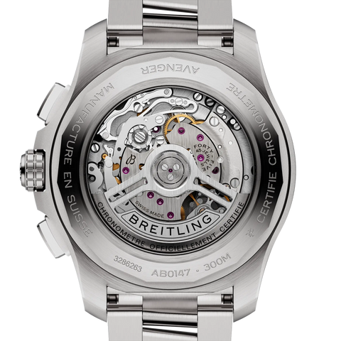 Breitling AB0147101A1A1 Chronograph Automatic Swiss Movement Stainless Steel Case Water Resistant 100m
