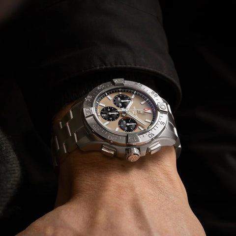 Breitling AB0147101A1A1 Chronograph Automatic Swiss Movement Stainless Steel Case Water Resistant 100m
