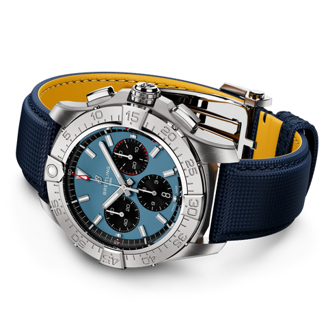 BREITLING AB0147101C1X1 Chronograph Sapphire Crystal Automatic Movement 100m Water Resistant Elegant Design