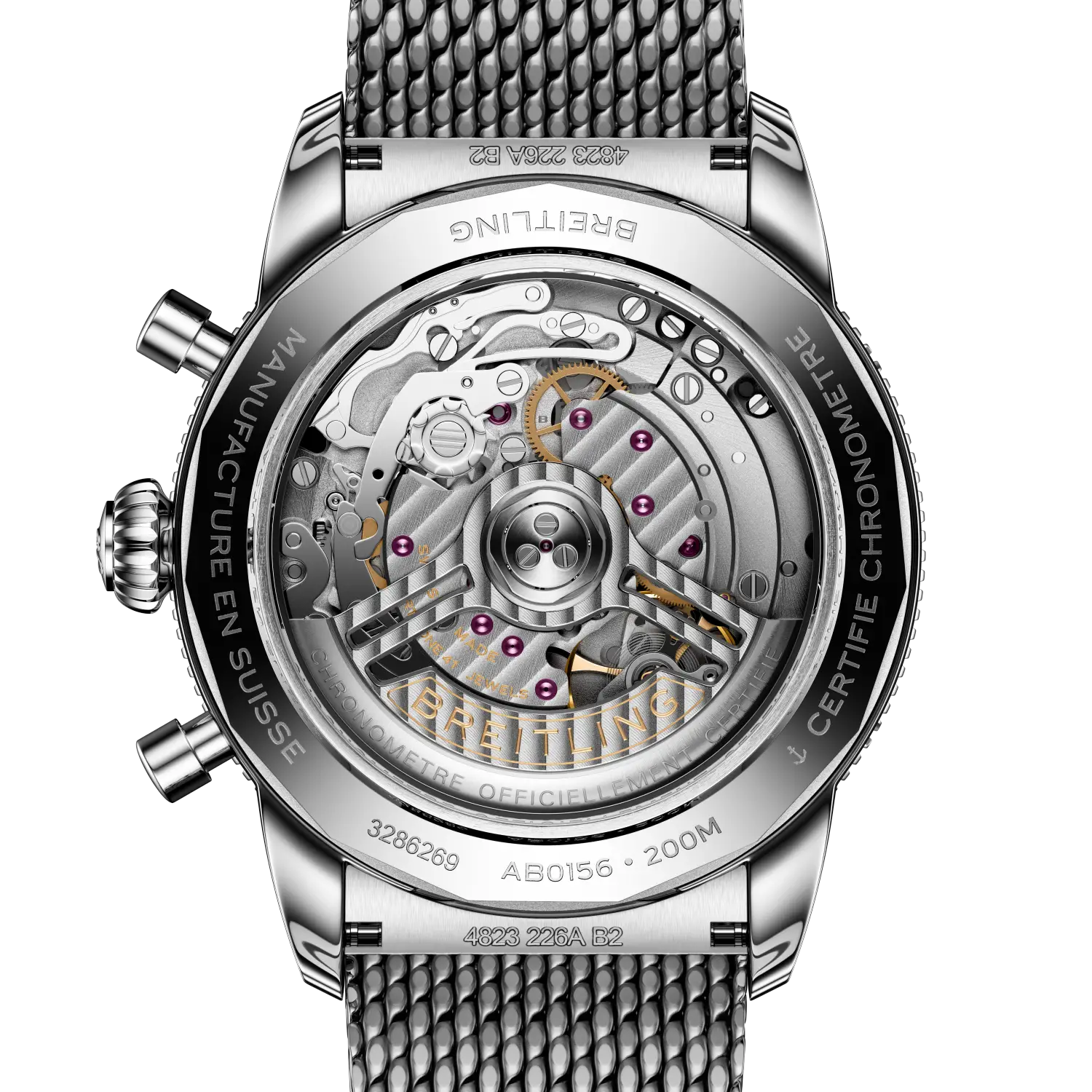 Breitling AB0156361L1A1 Watch - B01 Watch Japan Official (Image 4)