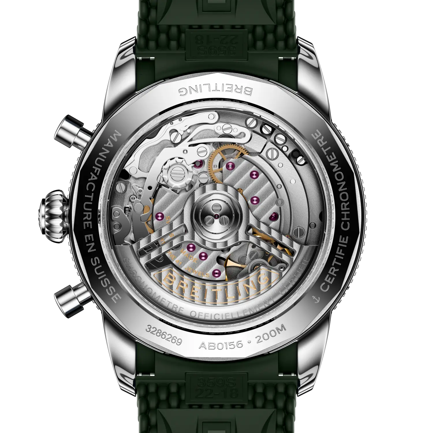 Breitling AB0156361L1S1 Watch - B01 Watch Japan Official (Image 4)
