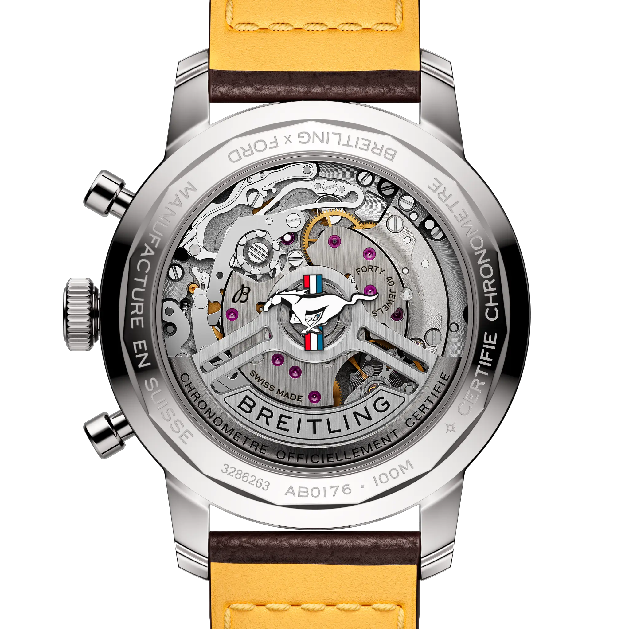 Breitling AB01762A1L1X1 Watch - B01 Watch Japan Official (Image 4)