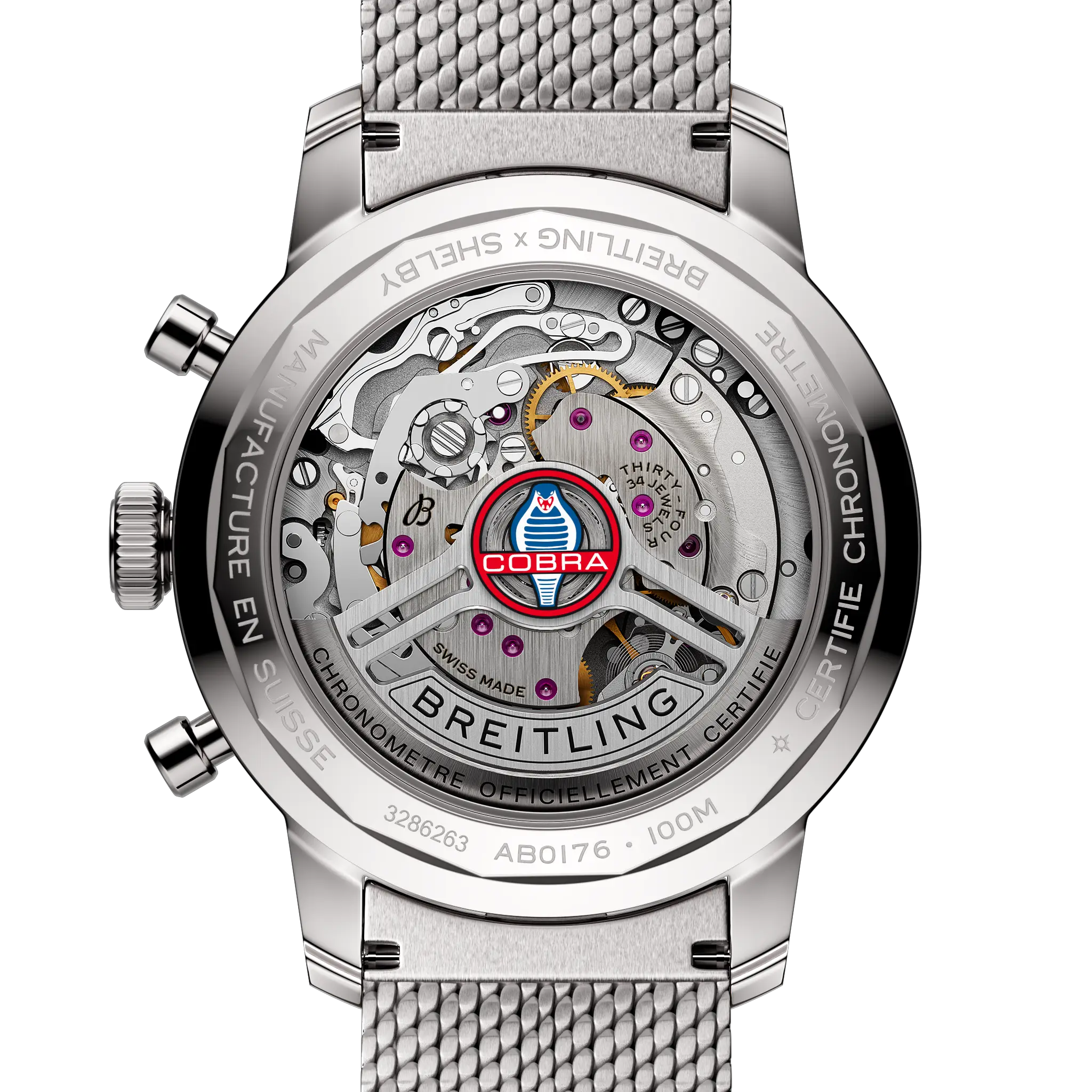 Breitling AB01763A1C1A1 Watch - B01 Watch Japan Official (Image 4)