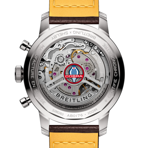 Breitling AB01763A1C1X1 Watch - Chronograph Automatic Swiss Movement Stainless Steel Case Black Dial (Image 4)