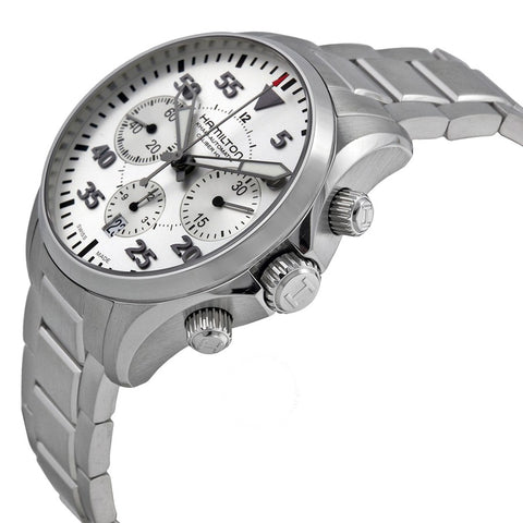 Hamilton H64666155 Watch - Khaki Aviation Khaki Pilot Auto Chrono (Image 7)