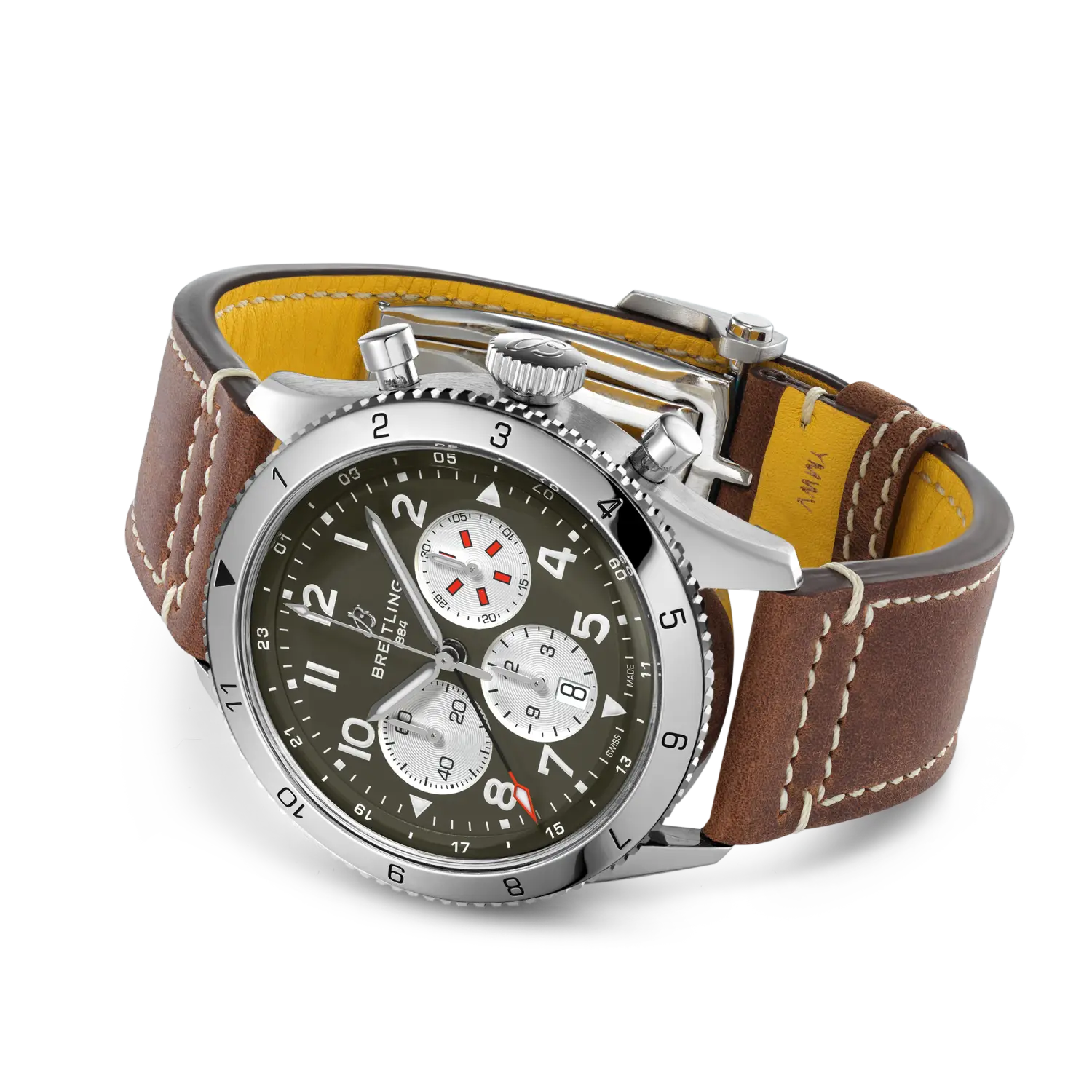 Breitling AB04452A1L1X1 Watch - B04 GMT 46 Watch Japan Official (Image 3)