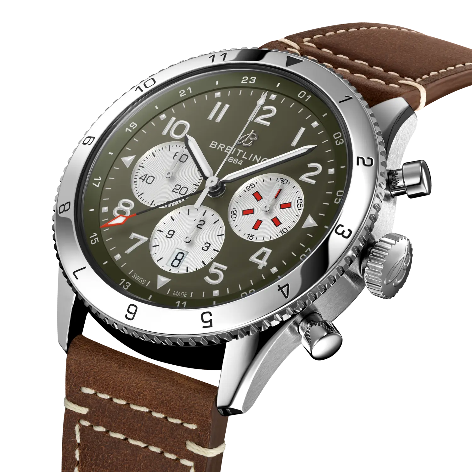 Breitling AB04452A1L1X1 Watch - B04 GMT 46 Watch Japan Official (Image 2)