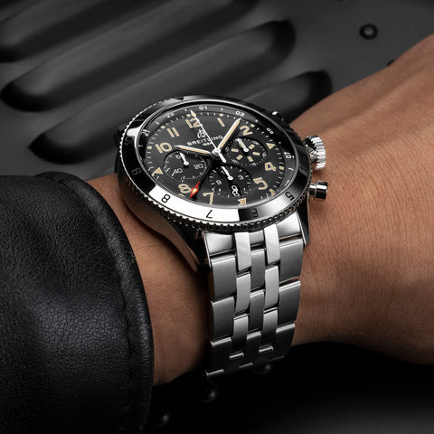 Breitling AB04453A1B1A1 Watch - B04 GMT 46 P-51 Watch Japan Official (Image 5)