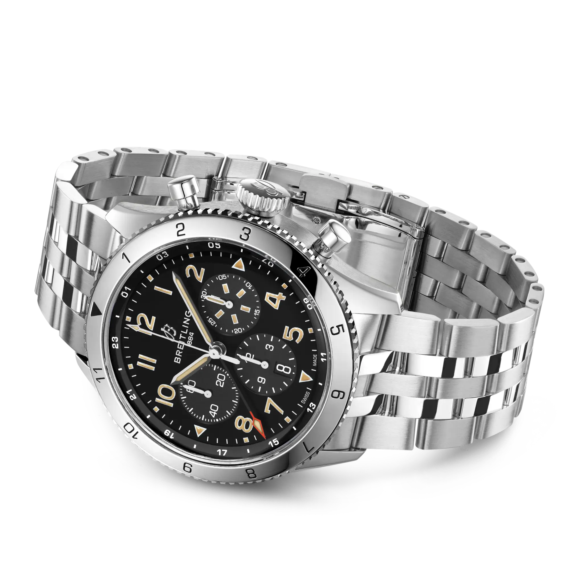 Breitling AB04453A1B1A1 Watch - B04 GMT 46 P-51 Watch Japan Official (Image 3)