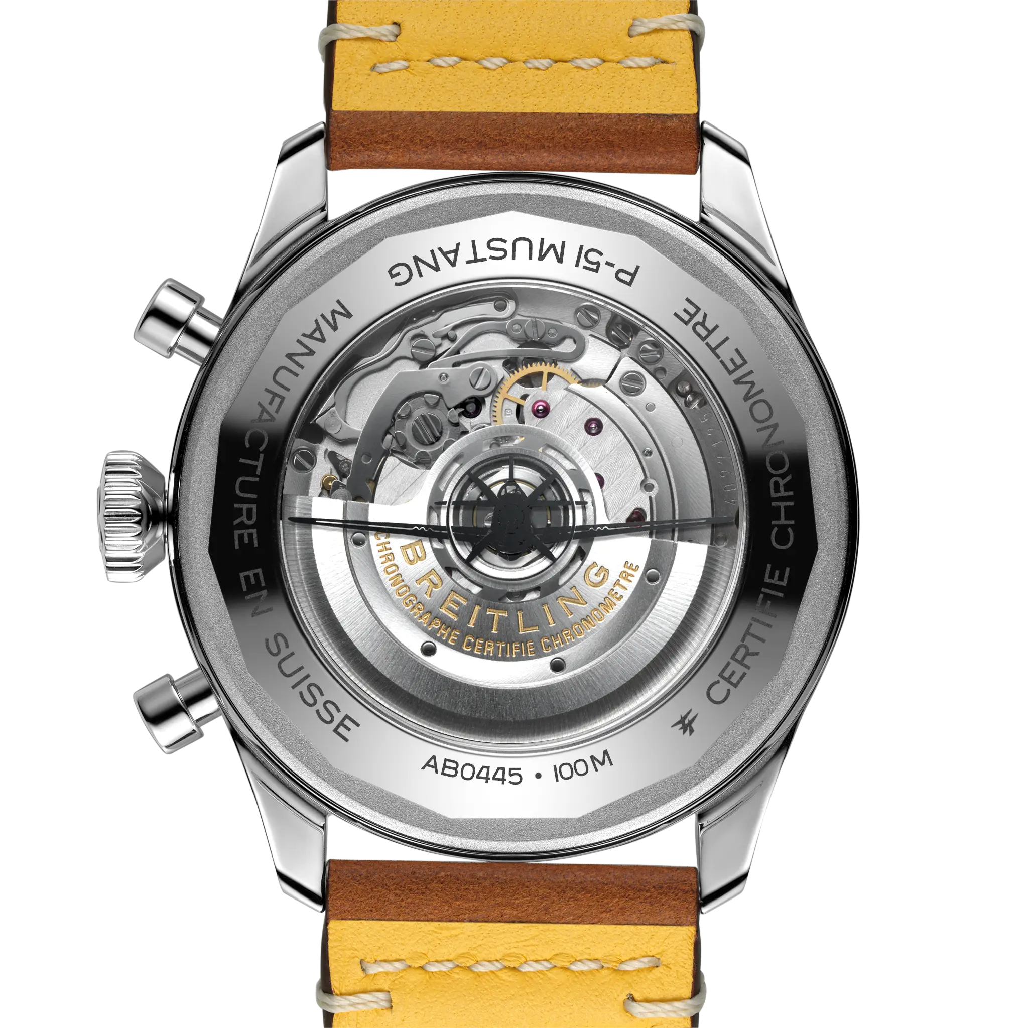 Breitling AB04453A1B1X1 Watch - B04 GMT 46 P-51 Watch Japan Official (Image 4)