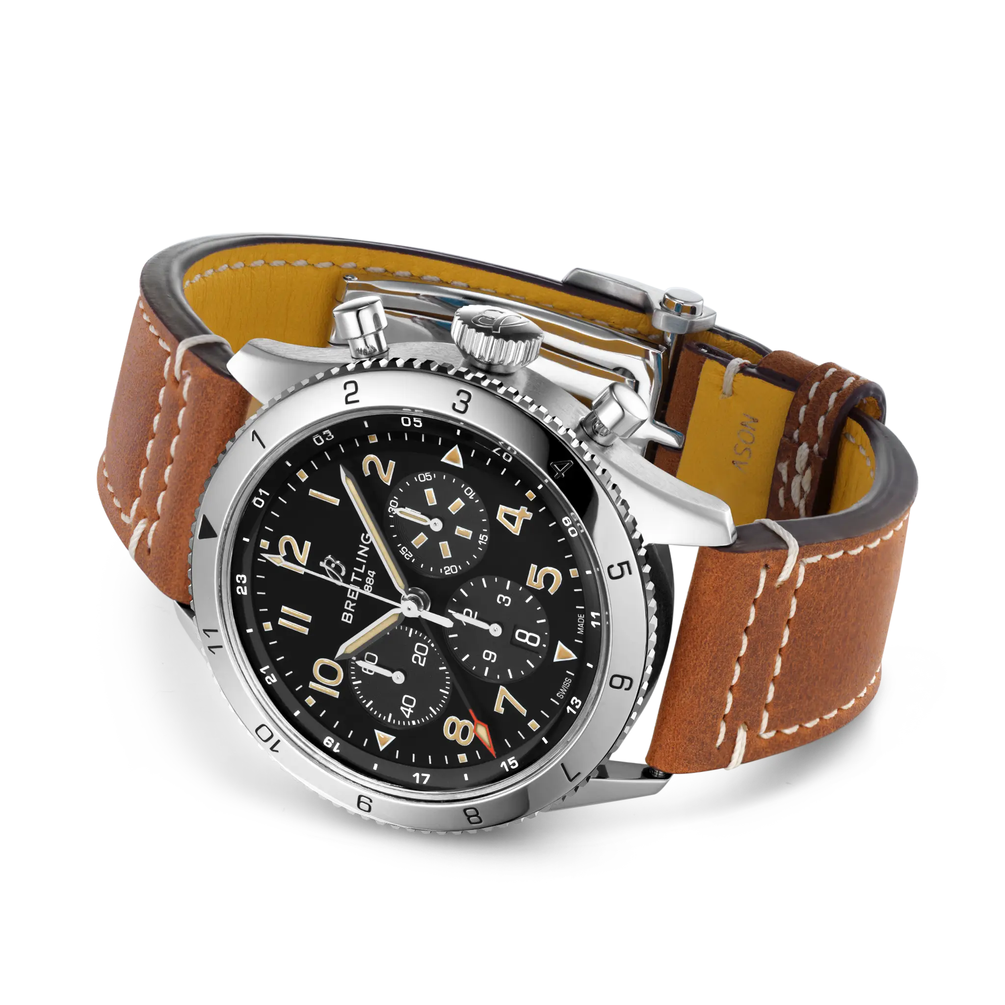Breitling AB04453A1B1X1 Watch - B04 GMT 46 P-51 Watch Japan Official (Image 3)