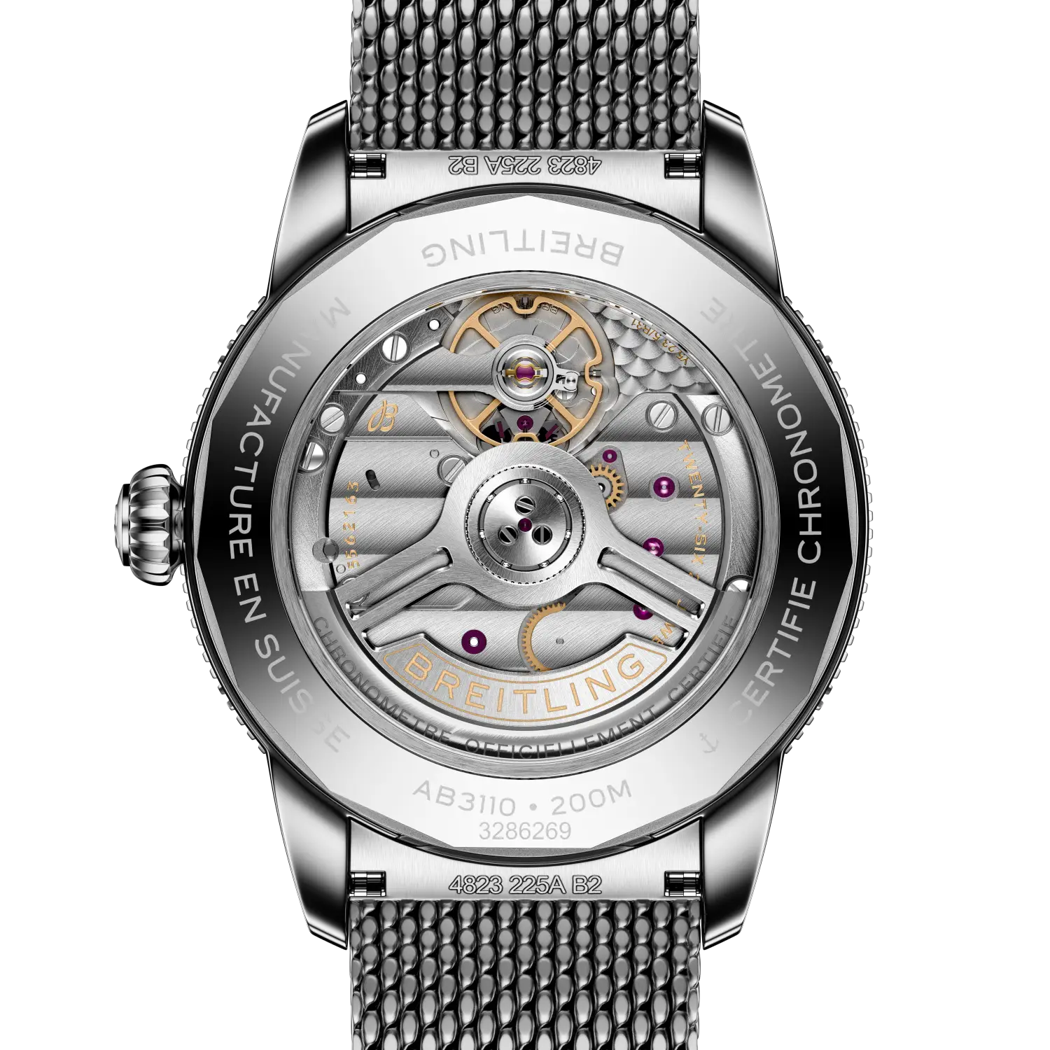 Breitling AB3110241B1A1 Watch - Chronometer Automatic Stainless Steel 43mm Water Resistant Sapphire Crystal (Image 4)
