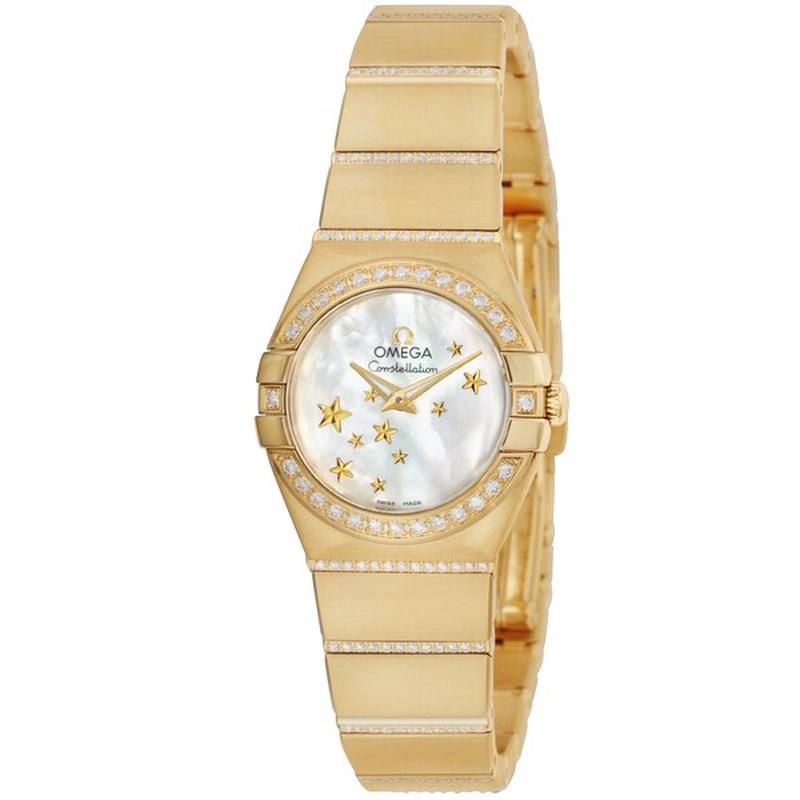 OMEGA 123.55.24.60.05.002 Watch - Ladies Omega Constellation Quartz White Pearl Parallel Import 5-Year Warranty