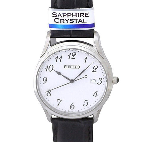SEIKO SUR303P1 Watch - Men's Classic White Analog Quartz Casual Watch
