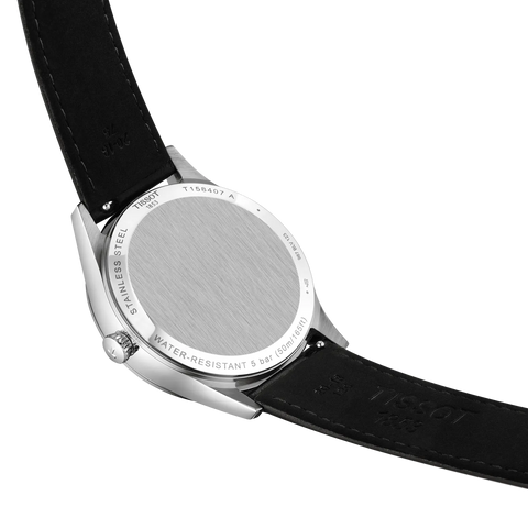TISSOT T158.407.16.041.00 Elegant Stainless Steel Chronograph Water Resistant Swiss Movement Classic Design