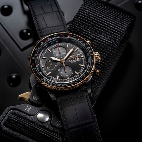 Hamilton H76736730 Watch - Khaki Aviation Converter Auto Chrono (Image 7)