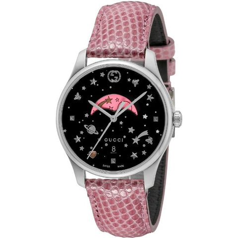 GUCCI G-Timeless 2-Year Warranty YA1264046 Black [Parallel Import]