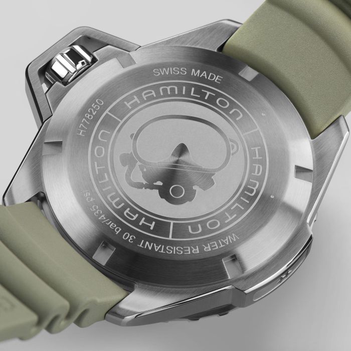 Hamilton H77825331 Watch - Khaki Navy Openwater Auto (Image 4)
