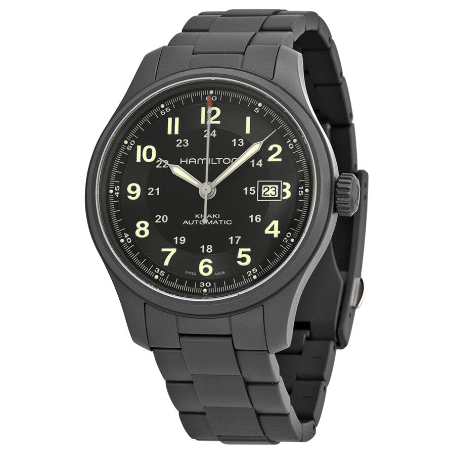 Hamilton H70565133 Watch - Khaki Field Khaki Titanium Auto