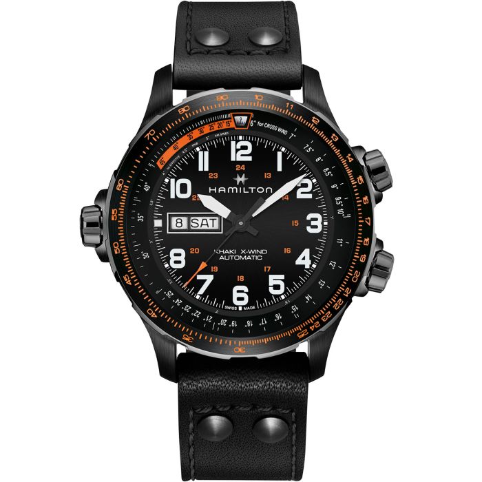 Hamilton H77785733 Watch - Khaki Aviation X-Wind Day Date Auto