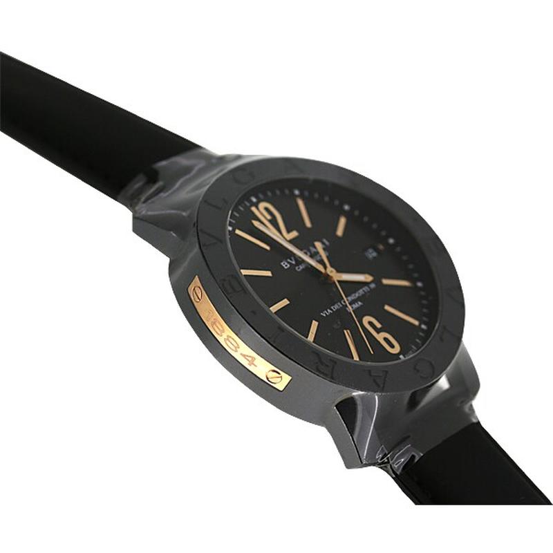 BVLGARI BBP40BCGLD Watch - Men's BVLGARI BVLGARI Black Parallel Import (Image 3)