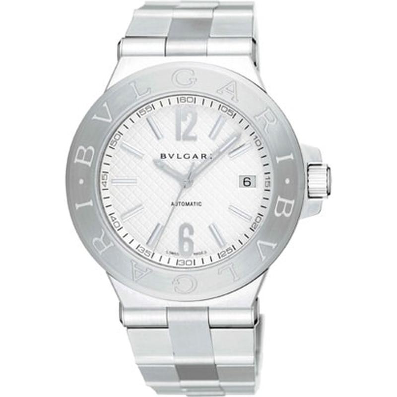 BVLGARI DG40C6SSD Watch - Diagono 2-Year Warranty Silver [Parallel Import]