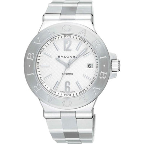 BVLGARI DG40C6SSD Watch - Diagono 2-Year Warranty Silver [Parallel Import]