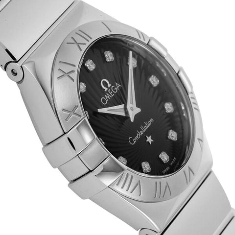OMEGA Constellation 5-Year Warranty Black 123.10.27.60.51.002 [Parallel Import]